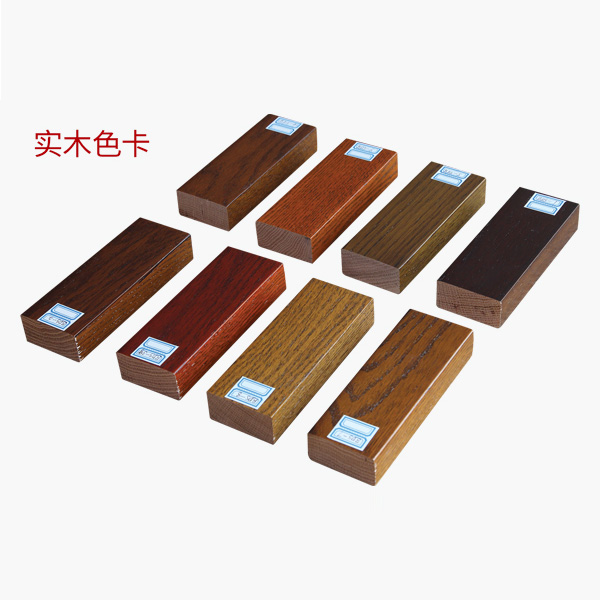 100鋁包木窗實木色卡